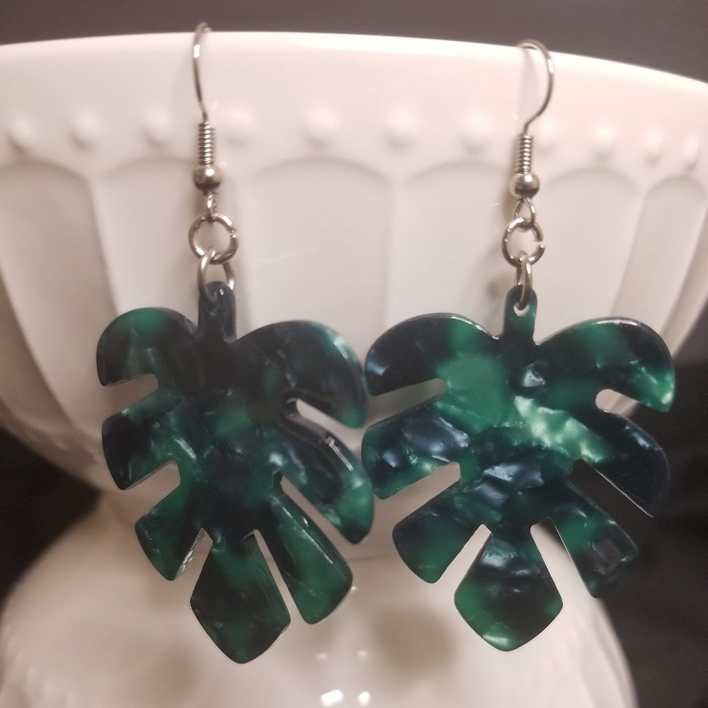 Tropical Acetate Custom Earrings